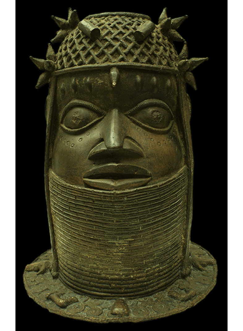 Commemorative head of an Oba (king)